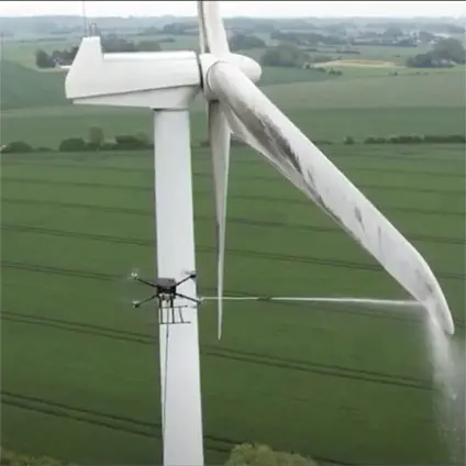 Windmill Turbine Cleaning